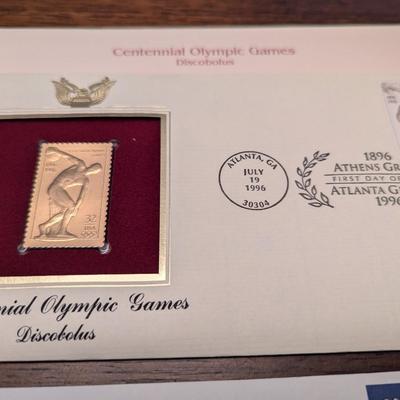 First Day Issue 22K Gold Replica Envelopes