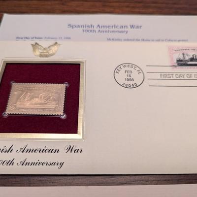 First Day Issue 22K Gold Replica Envelopes
