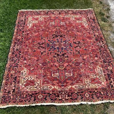 1172 Large Hand Knotted Oriental Rug 12'4" x 9'8"