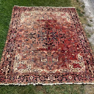 1172 Large Hand Knotted Oriental Rug 12'4" x 9'8"
