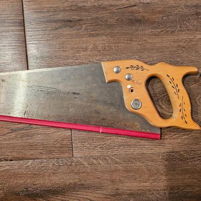 Antique Craftsman 24" Handsaw Bland Handle
