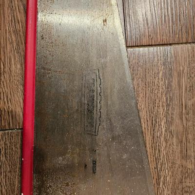 Antique Craftsman 24" Handsaw Bland Handle