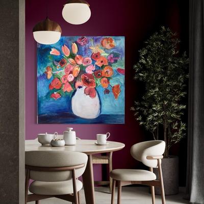 138 "Exuberance" 2008 Oil on Canvas by Ellen Into
