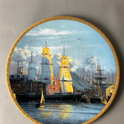 1176 Set of 8 Limited Edition Hamilton Collection 1986 American Ships
