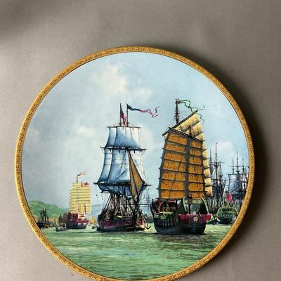 1176 Set of 8 Limited Edition Hamilton Collection 1986 American Ships