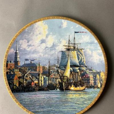 1176 Set of 8 Limited Edition Hamilton Collection 1986 American Ships