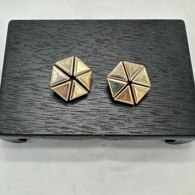 Vintage Brass Earrings