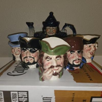 Jane Hollant Figural Art Mug and Tea Pot Set RARE