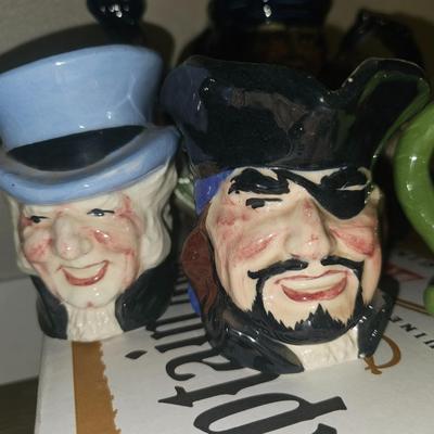 Jane Hollant Figural Art Mug and Tea Pot Set RARE