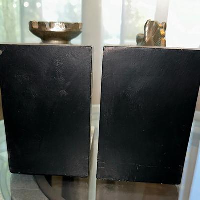 64 PAIR CHESS PIECE BOOK ENDS PAWN KNIGHT