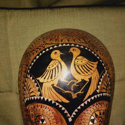 AFRICAN HAND PAINTED MASK