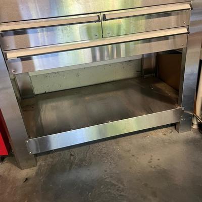 Stainless Steel Workbench With Light & Three Drawers (G-MG)