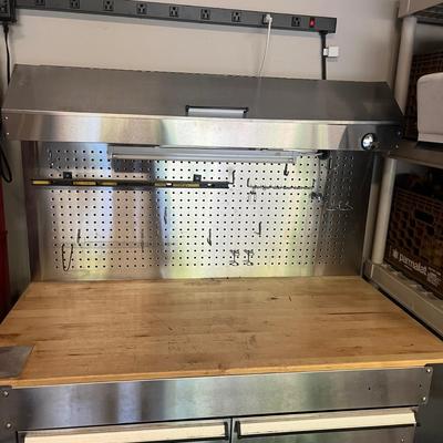 Stainless Steel Workbench With Light & Three Drawers (G-MG)