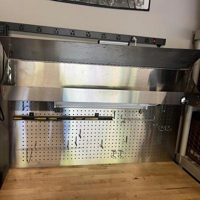 Stainless Steel Workbench With Light & Three Drawers (G-MG)