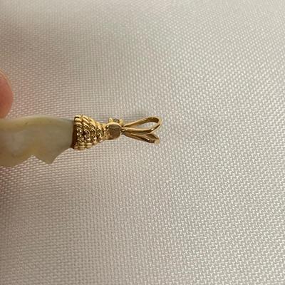 Two Diamond & Pearl Pendants (ST-SS)