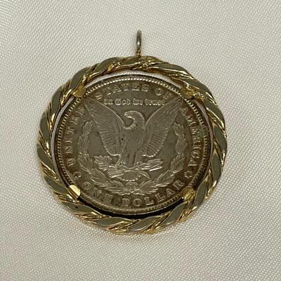 1893 Morgan Dollar Pendant (ST-SS)