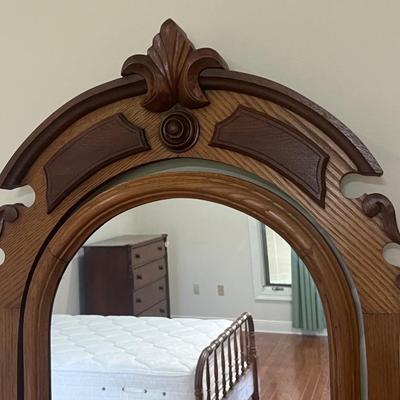 Antique Victorian Dresser with Adjustable Mirror