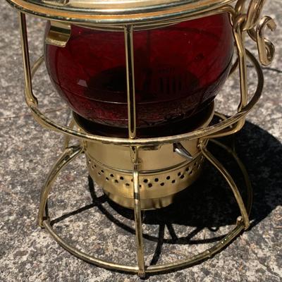 Adlake Kero Railroad Lantern with Red Union Pacific Glass (G-HS)