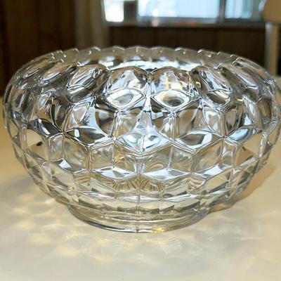 75 FOSTORIA GLASSWARE AMERICANA PATTERN CENTERPIECE ROSE BOWL