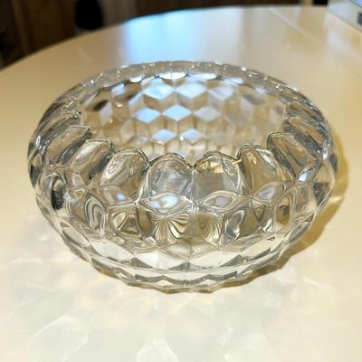 75 FOSTORIA GLASSWARE AMERICANA PATTERN CENTERPIECE ROSE BOWL