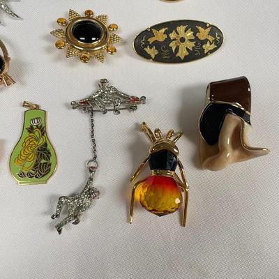Butterfly Hat Pin w/ Unique & Traditional Brooches, incl. 925 (ST-SS)