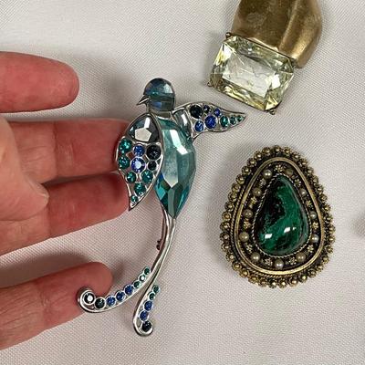 Butterfly Hat Pin w/ Unique & Traditional Brooches, incl. 925 (ST-SS)