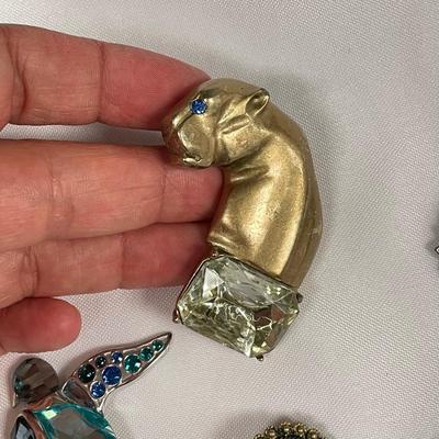 Butterfly Hat Pin w/ Unique & Traditional Brooches, incl. 925 (ST-SS)