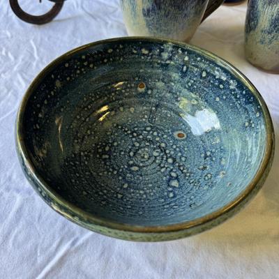 Signed Pottery Bowls and Mugs - Incl. Janson (G-TF)