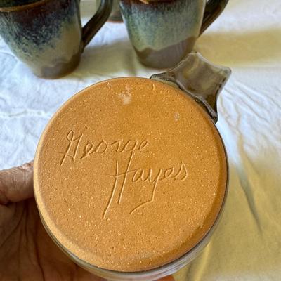 Signed Pottery Bowls and Mugs - Incl. Janson (G-TF)