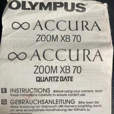Olympus Accura Zoom XB70 35MM Film Camera