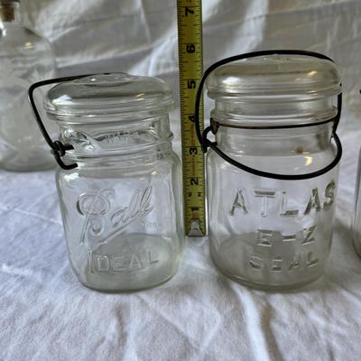 Assorted Jars incl. Atlas & Ball Bale Wire Jars & More (G-TF)