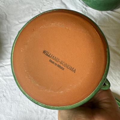 Covered Pottery Baking Dishes by Hull, Williams Sonoma, & More (G-TF)