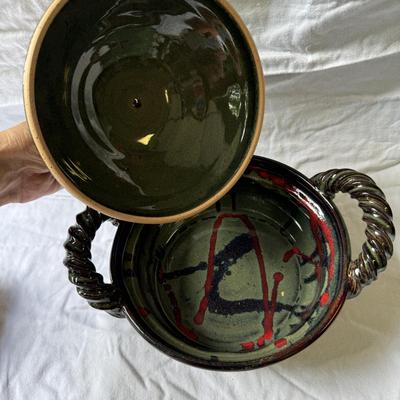 Covered Pottery Baking Dishes by Hull, Williams Sonoma, & More (G-TF)