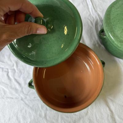 Covered Pottery Baking Dishes by Hull, Williams Sonoma, & More (G-TF)