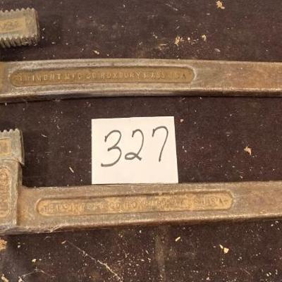 Large Pip Wrench Lot