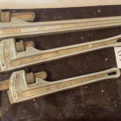 Rigid Aluminum Pipe Wrench Set