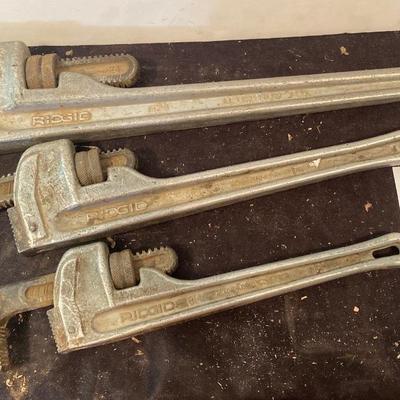 Rigid Aluminum Pipe Wrench Set