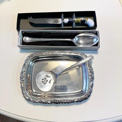 79 ASSORTED SERVING PIECES CRANBERRY SET SERVING SPOON CHEESE KNIFE