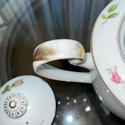 80 GOLDEN ROSE CHINA TEAPOT BY LYNMORE
