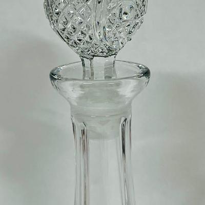 Vintage Bohemian Crystal Decanter Ship's Captain style