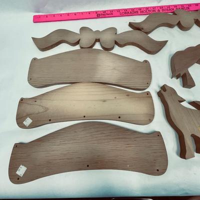 Wooden Shapes for Painting & Decoration Craft Projects - signs and animals