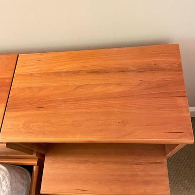 Scandinavian Full Size Bed with Side Tables (GB1-SS)
