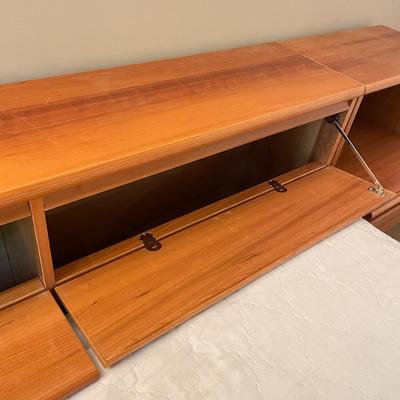 Scandinavian Full Size Bed with Side Tables (GB1-SS)
