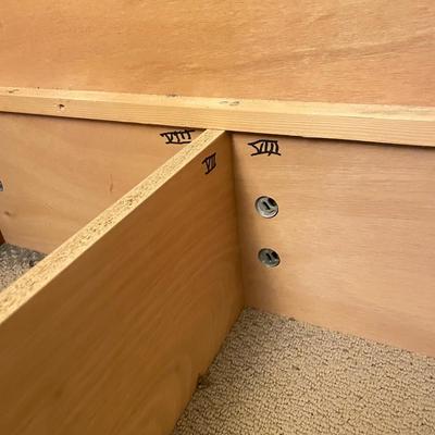 Scandinavian Full Size Bed with Side Tables (GB1-SS)