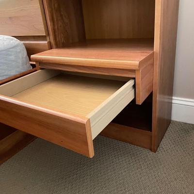 Scandinavian Full Size Bed with Side Tables (GB1-SS)