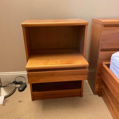Scandinavian Full Size Bed with Side Tables (GB1-SS)