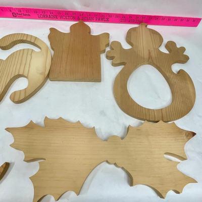 Halloween Wood Shapes for Painting Decorating Craft Projects
