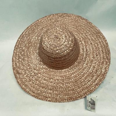 Lot of 4 Straw Wide Brim Hats