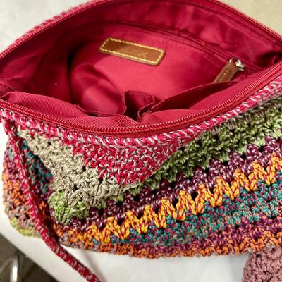 Vintage Purse lot - one Nine West white leather and 2 fabric The Sac