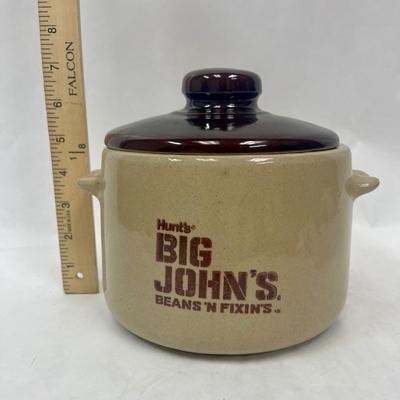Hunt's Big John's Beans N Fixin's Pottery Bean Pot